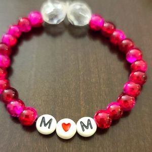 Handmade Beaded Mom Bracelet